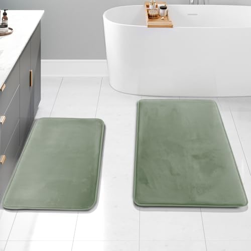 Clara Clark 2 Piece Bathroom Rug Set by ClaraClark