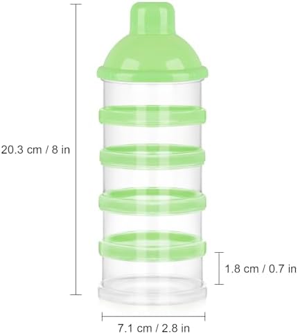 Accmor Formula Dispenser On The Go, 5 Compartments Stackable Formula Container - Image 7