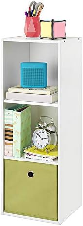 Whitmor 3 Cube Bookcase Stackable MDF Storage Organizer 11 Inch - Image 6