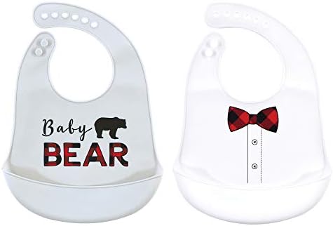 Little Treasure Unisex BabySilicone Bibs by Little+Treasure