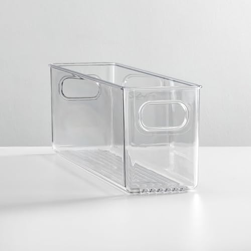 mDesign Plastic Long Stackable Storage Organizer Container, Organization Bin - Image 5