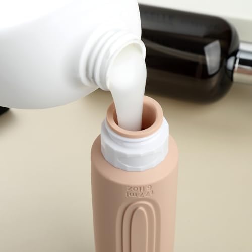 Mrsdry Travel Bottles for Toiletries, Large 6oz Oversize Containers, BPA Free - Image 3