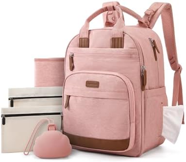 mommore Diaper Bag Backpack, Insulated & Waterproof, Stroller Straps by mommore