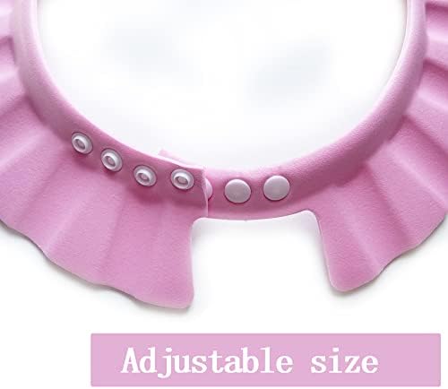 Baby Shower Cap Soft Adjustable Baby Bath Head Cap Visor - Image 3