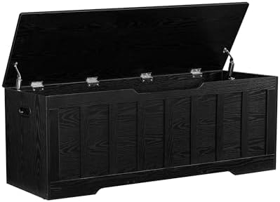 VANKILEY 51.2" Storage Chest Extra Large, Wooden Storage Bench by Unknown