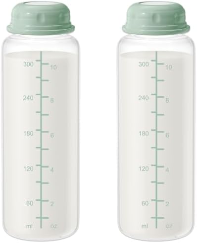 11oz Breastmilk Storage Bottles, Compatible by TOVVILD