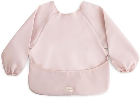 mushie Long Sleeve Baby Bib | Water Resistant Adjustable Fit by mushie