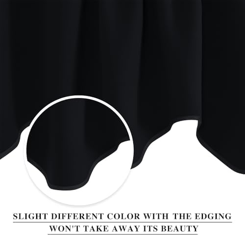 NICETOWN 4 Panels Blackout Curtain Valances - Image 2