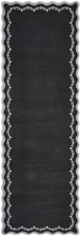 GarveeHome 2.5x10 Scalloped Washable Runner Rug Long Hallway Kitchen Rug - Image 5