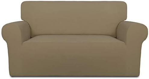 PureFit Stretch Loveseat Covers Fleece Couch Covers by PureFit