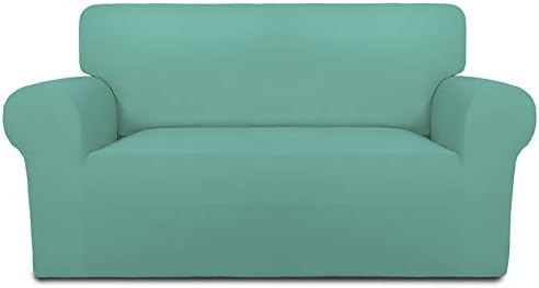 PureFit Stretch Loveseat Covers Fleece Couch Covers by PureFit