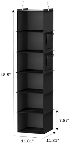 YOUDENOVA Hanging Closet Organizer and Storage, 2 Packs - Image 3