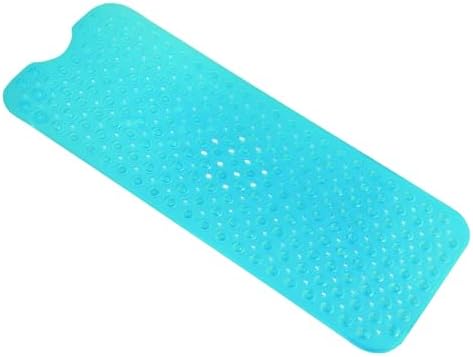 Anti-Slip Bathtub Shower Mat 40×16 Inch Clear Green by ERASILKEN-X