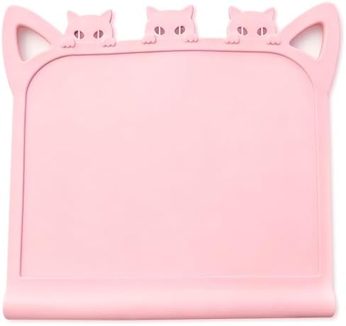 Silicone Toddler Placemat with Teething Table Edge Bumper by BIGSPINACH