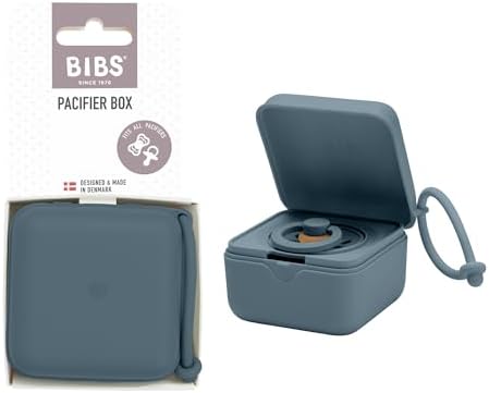 BIBS Pacifier Box with Loop for Storing & Carrying Soothers | 100% BPA Free by BIBS