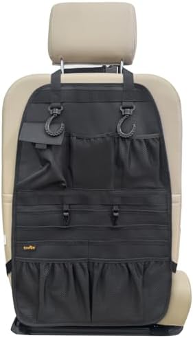 ECWKVN Car Seat Back Organizer, Heavy Duty Back Seat Organizer by ECWKVN