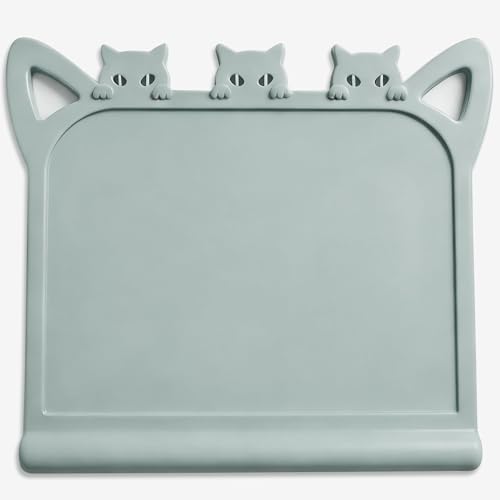 Silicone Toddler Placemat with Teething Table Edge Bumper by BIGSPINACH