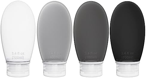 Silicone Travel Bottles for Toiletries TSA Approved Travel Size Containers Set by imuviy