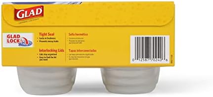 Glad GladWare Mini Round Food Storage Containers, 4 Oz - Image 5