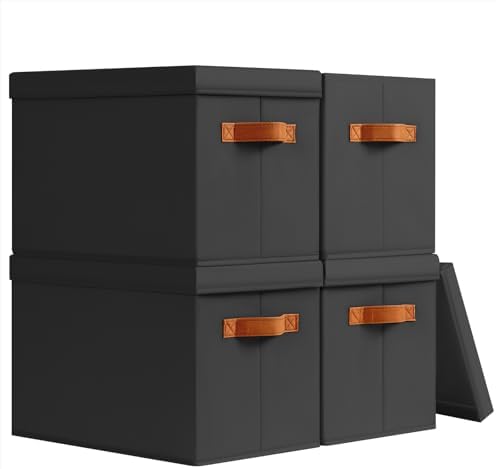 Homsorout Storage Bins with Lids by Homsorout