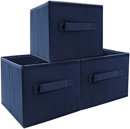 EBIGIC Small Storage Bins, Collapsible Fabric Storage Organizer 9.0"x7.5"x7.5" - Image 6