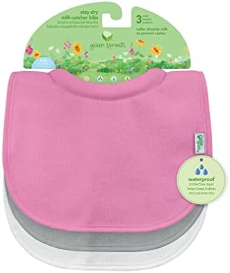 green sprouts Stay-dry Milk Catcher Bibs by GreenSprouts