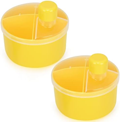 Accmor Formula Dispenser On The Go, Non-Spill Rotating Four-Compartment Formula by Accmor