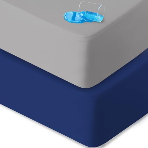 Pack and Play Sheets Waterproof 2 Pack by Bilobanbabybedding