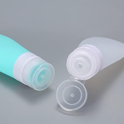 2 Pcs Silicone Travel Bottles, 2oz Leak Proof Refillable Squeeze Containers - Image 6