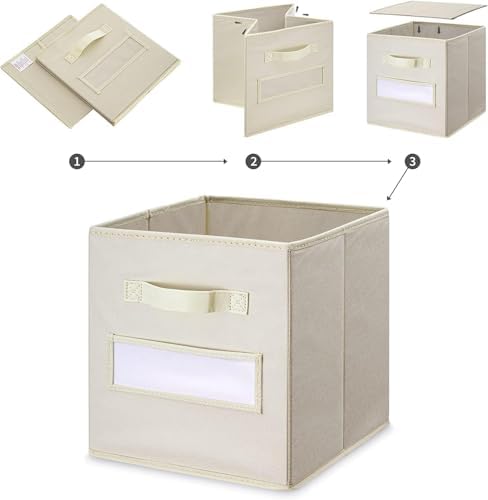 13x13x13 storage cube bins Fabric storage cubes - Image 4