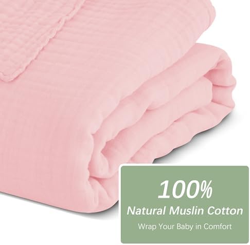 SWEET DOLPHIN Muslin Baby Bath Towels Blanket - Image 4