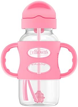Dr. Brown's Wide-Neck Sippy Straw Bottle by DrBrowns