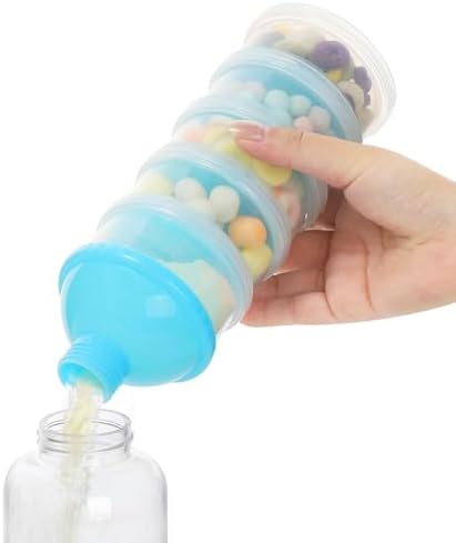 Accmor Formula Dispenser On The Go, 5 Compartments Stackable Formula Container - Image 5