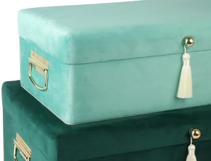 HofferRuffer Velvet Storage Trunks - Image 7