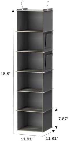 YOUDENOVA Hanging Closet Organizer and Storage, 2 Packs - Image 3