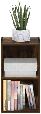Furinno PASIR Book Shelf, 2-Tier Modern Bookshelf, Open Shelves Bookcase 9 x 12 - Image 5