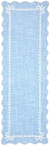 GarveeHome Scalloped Hallway Runner Rug 2.5x10 Non Slip Bedroom Rugs - Image 4