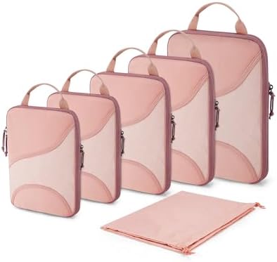 Bagsmart Compression Packing Cubes, Travel Bag Cruise Ship Essentials by BAGSMART