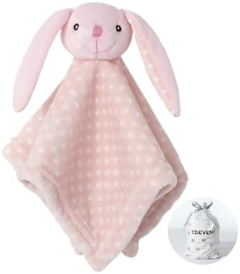 CREVENT Cozy Plush Baby Security Blanket Loveys by CREVENT