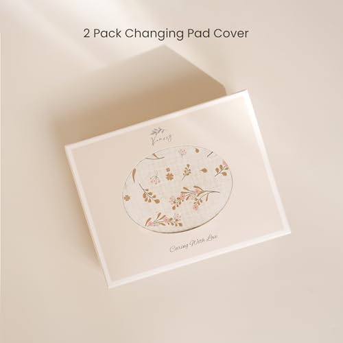 Konssy 2 Pack Muslin Changing Pad Covers - Image 6