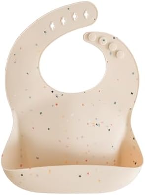 mushie Silicone Baby Bib |Adjustable Fit Waterproof by mushie