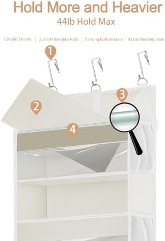 TAHAVICE 1 Pack Over The Door Storage Organizer - Image 3