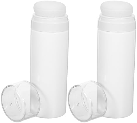 2Pcs Travel Body Jar Empty Makeup Dispenser Case by IWOWHERO