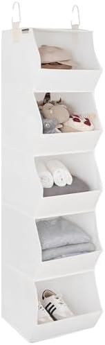 StorageWorks Basics Hanging Closet Organizer, Foldable Storage Organizer by StorageWorks