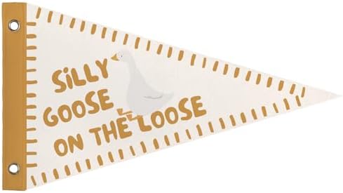 Silly Goose On the Loose Pennant Banner Flags Playroom Wall Art Decor by Unknown