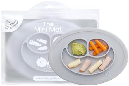 ezpz Mini Mat - 6-12 Months+ - Supports Baby-Led Weaning by ezpz