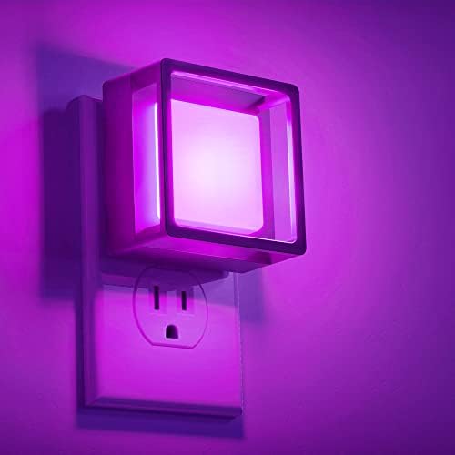 DORESshop Purple Night Light, Night Lights Plug Into Wall by DORESshop