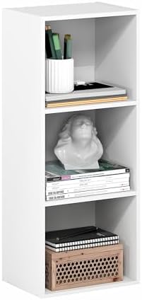 Furinno LUDER Book Shelf, 3-Cube Bookshelf, Bookcase - Image 6