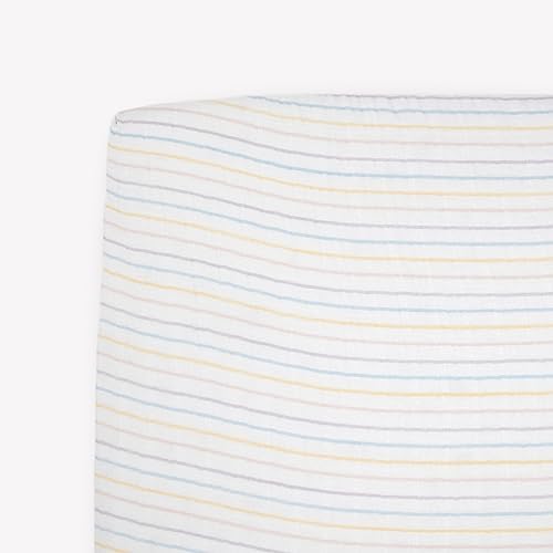 Little Unicorn Premium Crib Sheet | Breathable & Super-Soft Muslin Fabric by LittleUnicorn