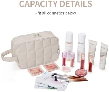 Narwey Quilted Travel Toiletry Bag - Image 3